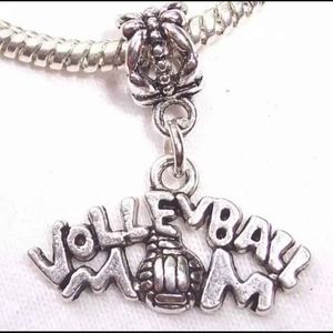 Volleyball mom charms bracelet charms beads Dreadlocks